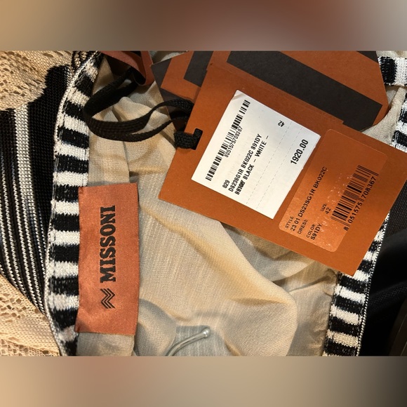 Missoni Space Dye Lace Inset Maxi Dress NWT - Picture 9 of 10